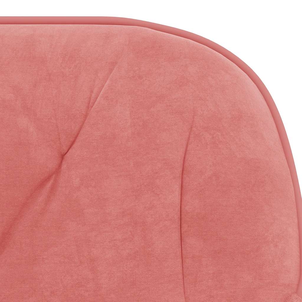 drejelig kontorstol fløjl pink - Image 7