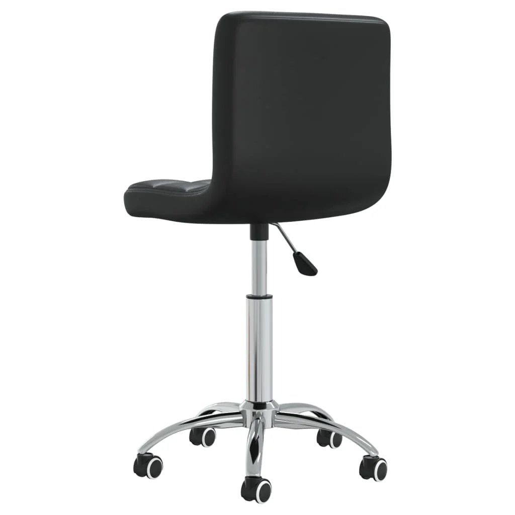 drejelig kontorstol kunstlæder sort - Image 5