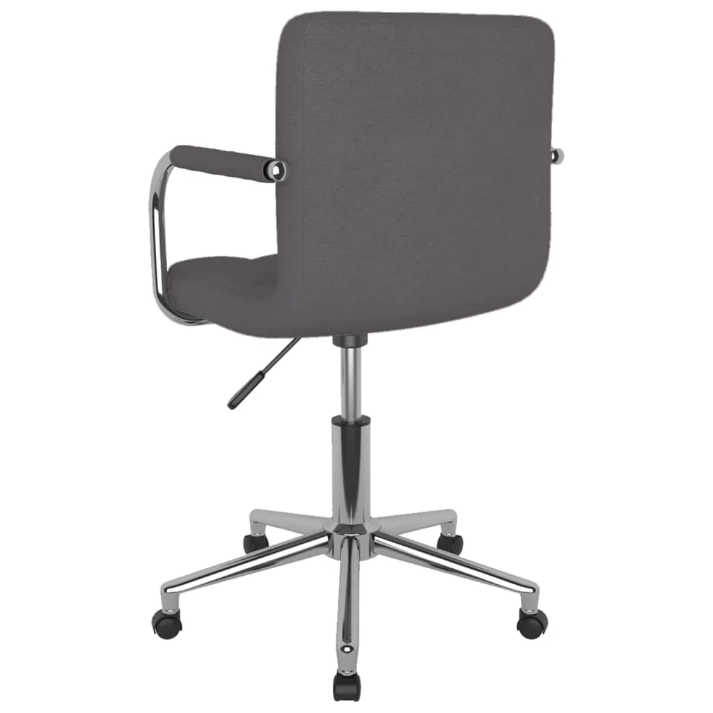 drejelig kontorstol stof gråbrun - Image 5
