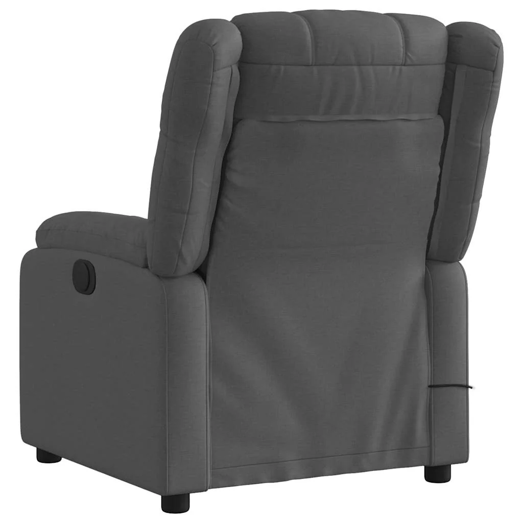 eldrevet massagestol stof mørkegrå - Image 5
