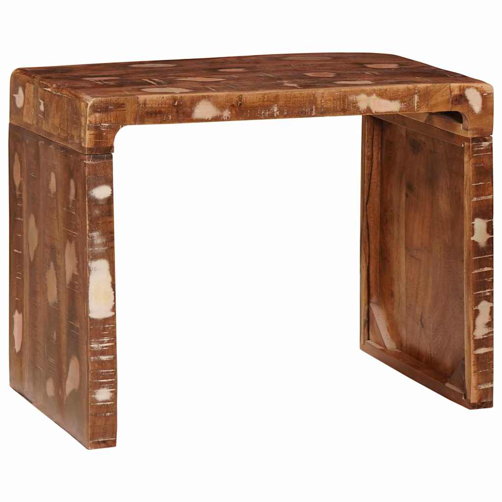 Endebord Brun 60 x 35 x 46 cm Solid genbrugs træ - Image 3