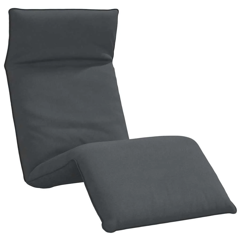 foldbar liggestol 175x54x8,5 cm oxfordstof antracitgrå - Image 2