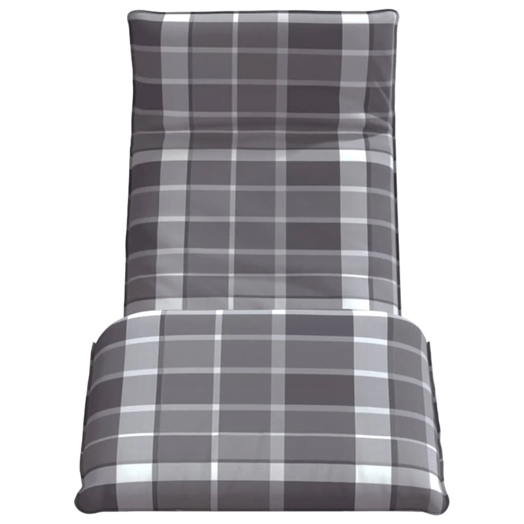 foldbar liggestol 175x54x8,5 cm oxfordstof gråternet - Image 4
