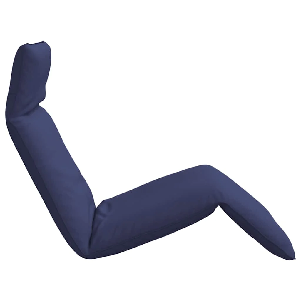 foldbar liggestol 175x54x8,5 cm oxfordstof marineblå - Image 5