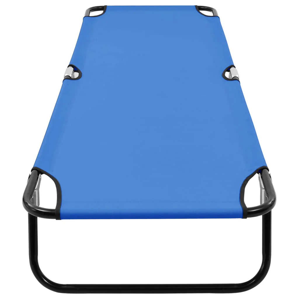 foldbar liggestol stål blå - Image 5