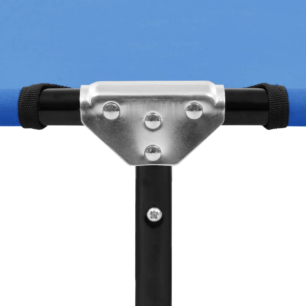 foldbar liggestol stål blå - Image 7