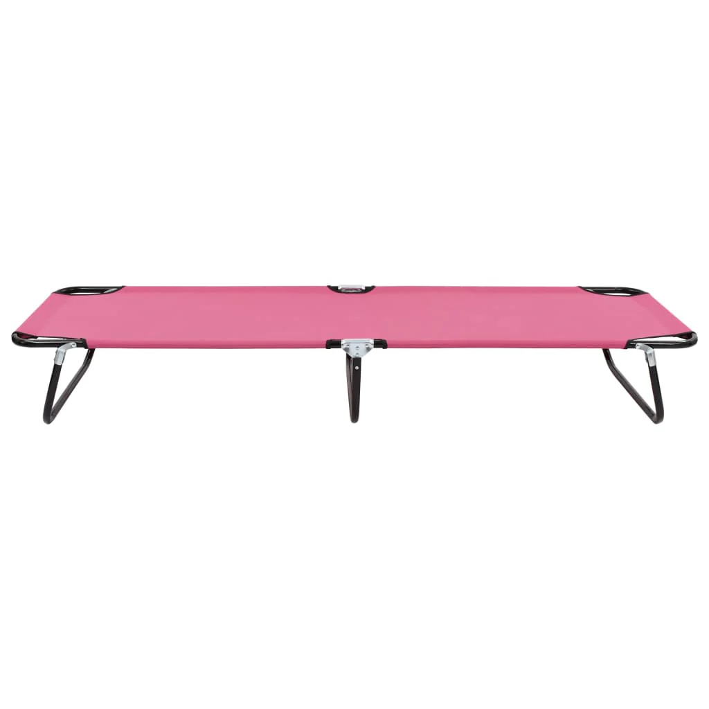 foldbar liggestol stål pink - Image 2