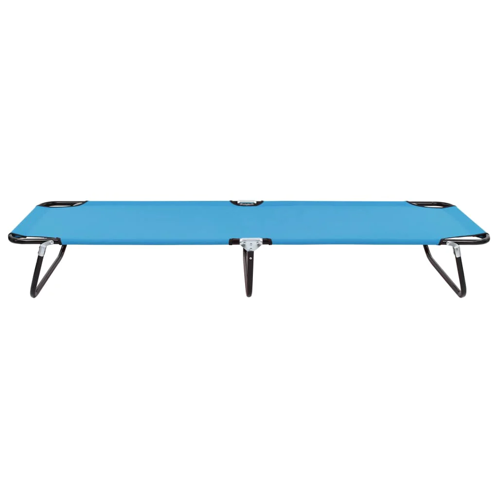 foldbar liggestol stål turkis - Image 2