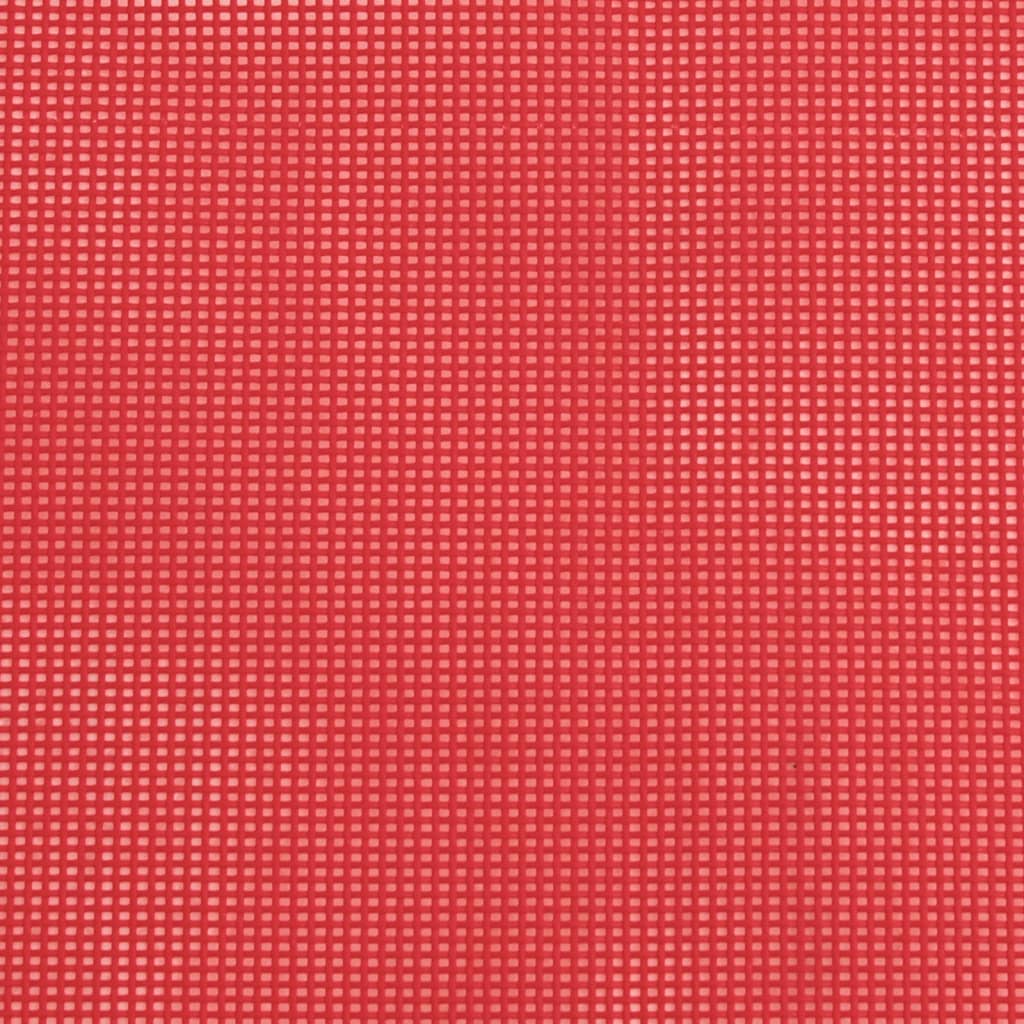 foldbare strandstole 2 stk. textilene og pulverlakeret stål rød - Image 10