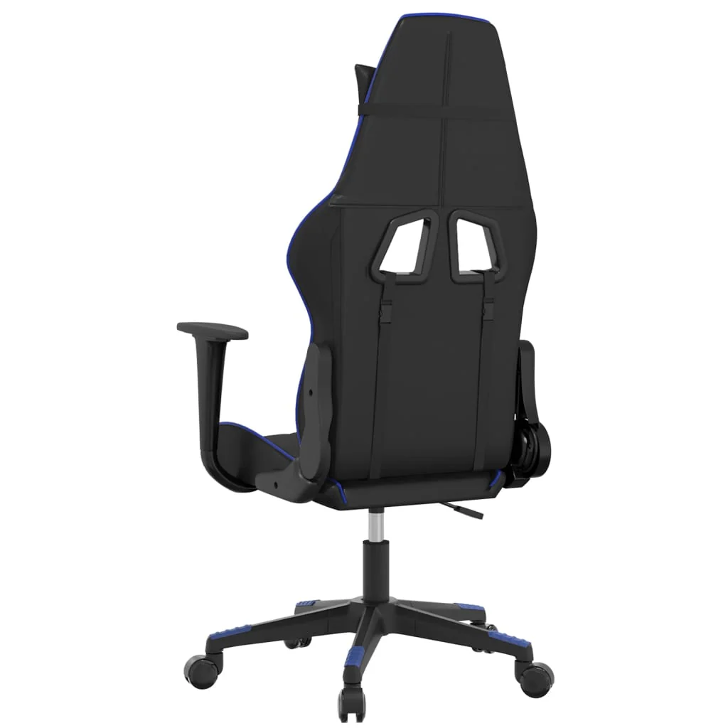 gamingstol kunstlæder sort og blå - Image 5