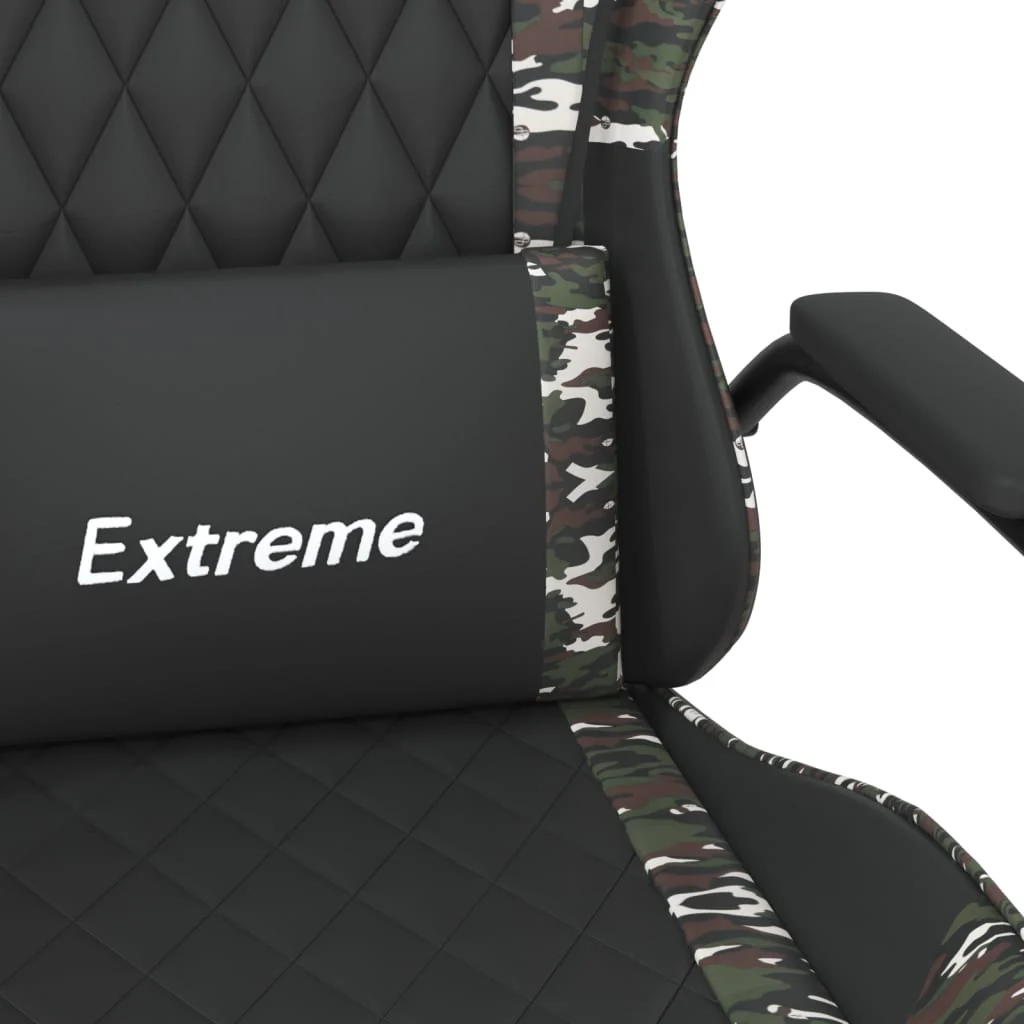 gamingstol kunstlæder sort og camouflage - Image 10