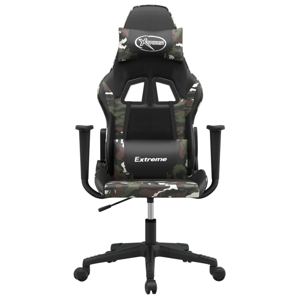 gamingstol kunstlæder sort og camouflage - Image 3