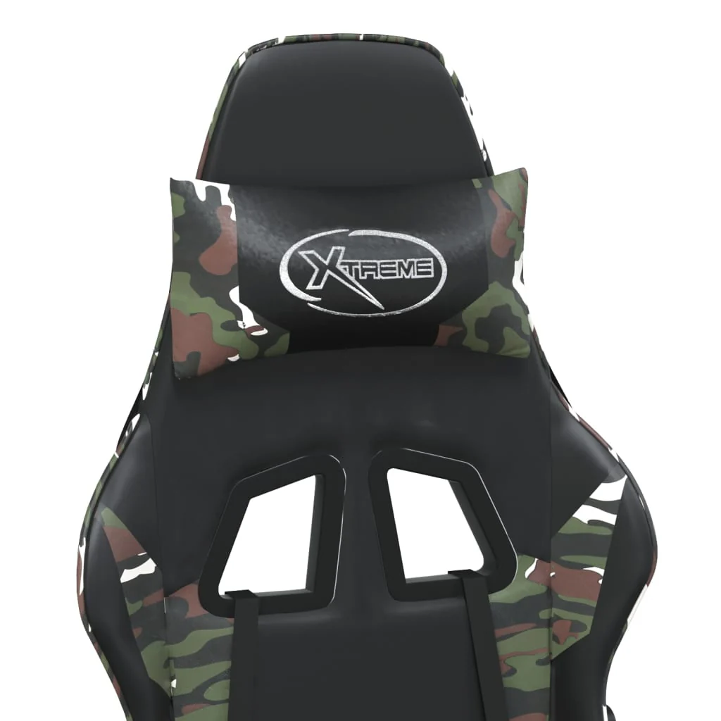 gamingstol kunstlæder sort og camouflage - Image 8