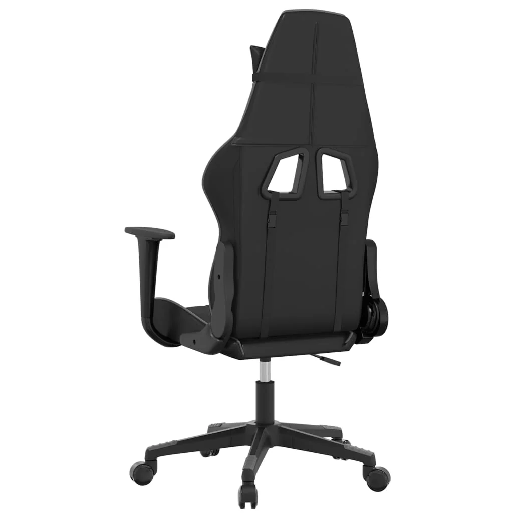 gamingstol kunstlæder sort og grå - Image 5