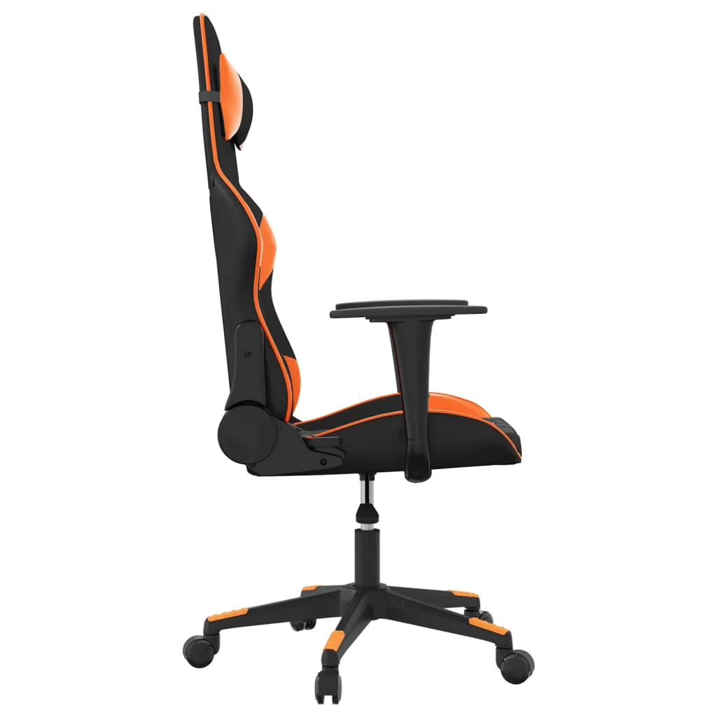 gamingstol kunstlæder sort og orange - Image 4