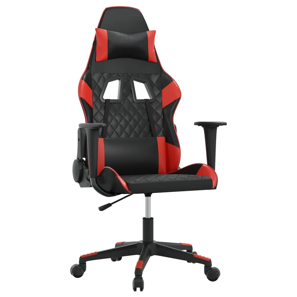 gamingstol kunstlæder sort og rød - Image 2