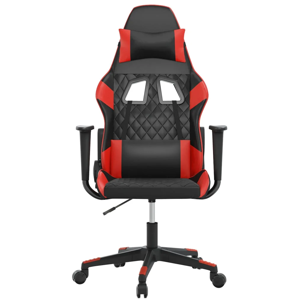 gamingstol kunstlæder sort og rød - Image 3