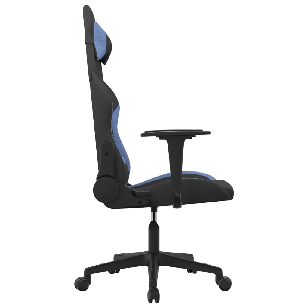 gamingstol stof sort og blå - Image 4