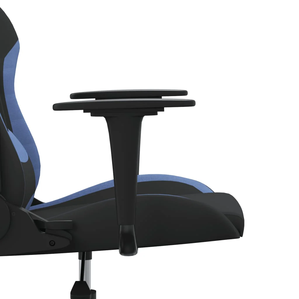 gamingstol stof sort og blå - Image 9
