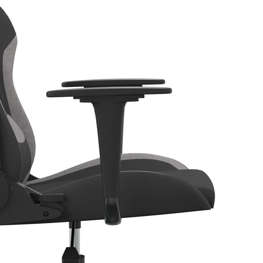 gamingstol stof Sort og lysegrå - Image 9
