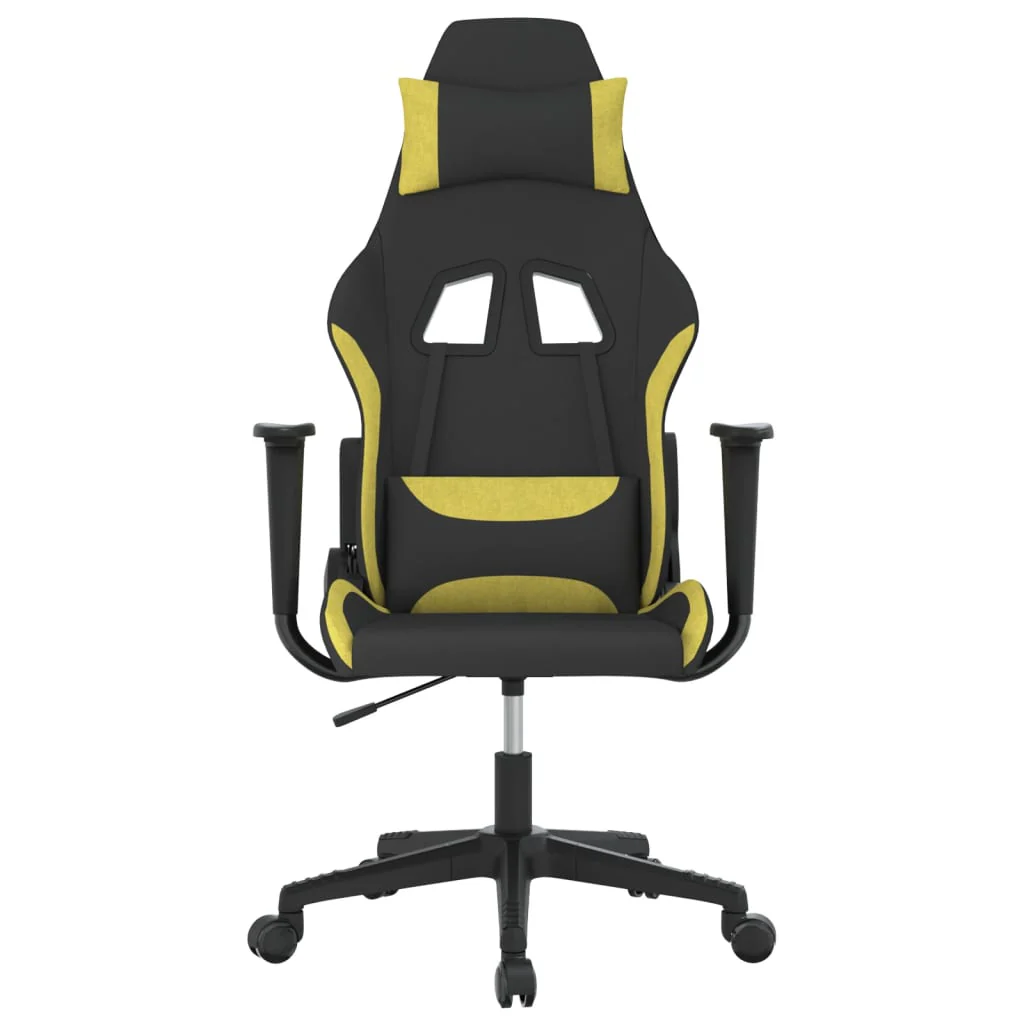 gamingstol stof Sort og lysegrønt stof - Image 3