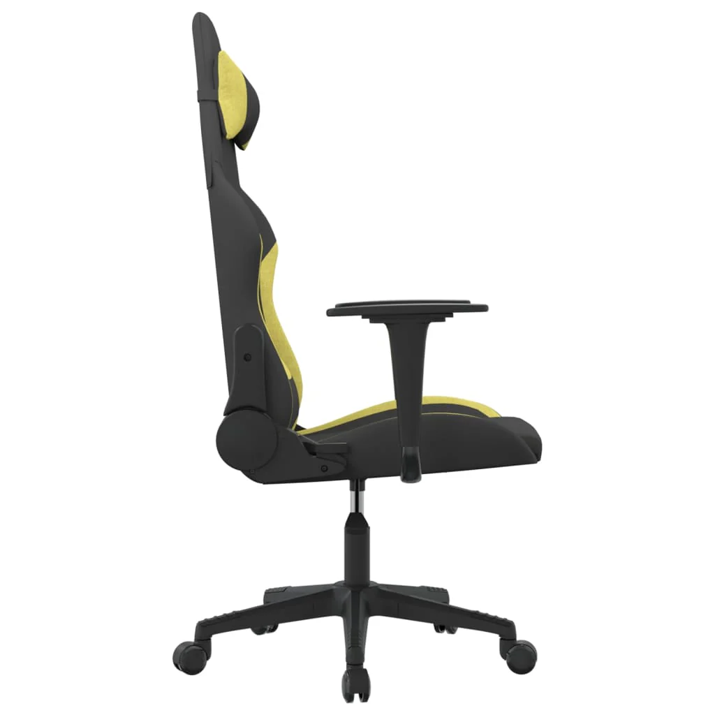 gamingstol stof Sort og lysegrønt stof - Image 4