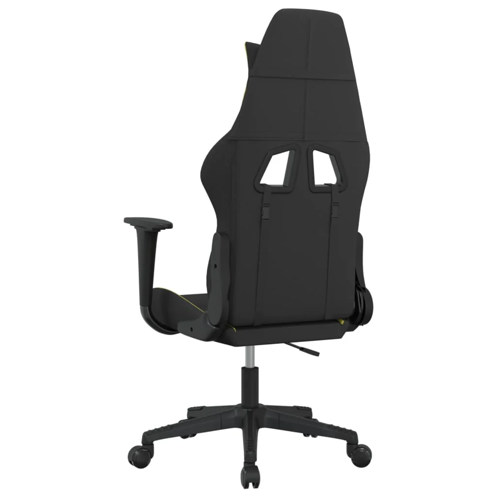 gamingstol stof Sort og lysegrønt stof - Image 5
