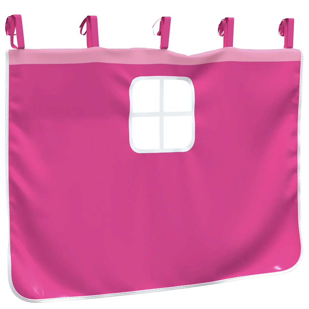 gardiner med tunnel og tårn til højseng pink - Image 8