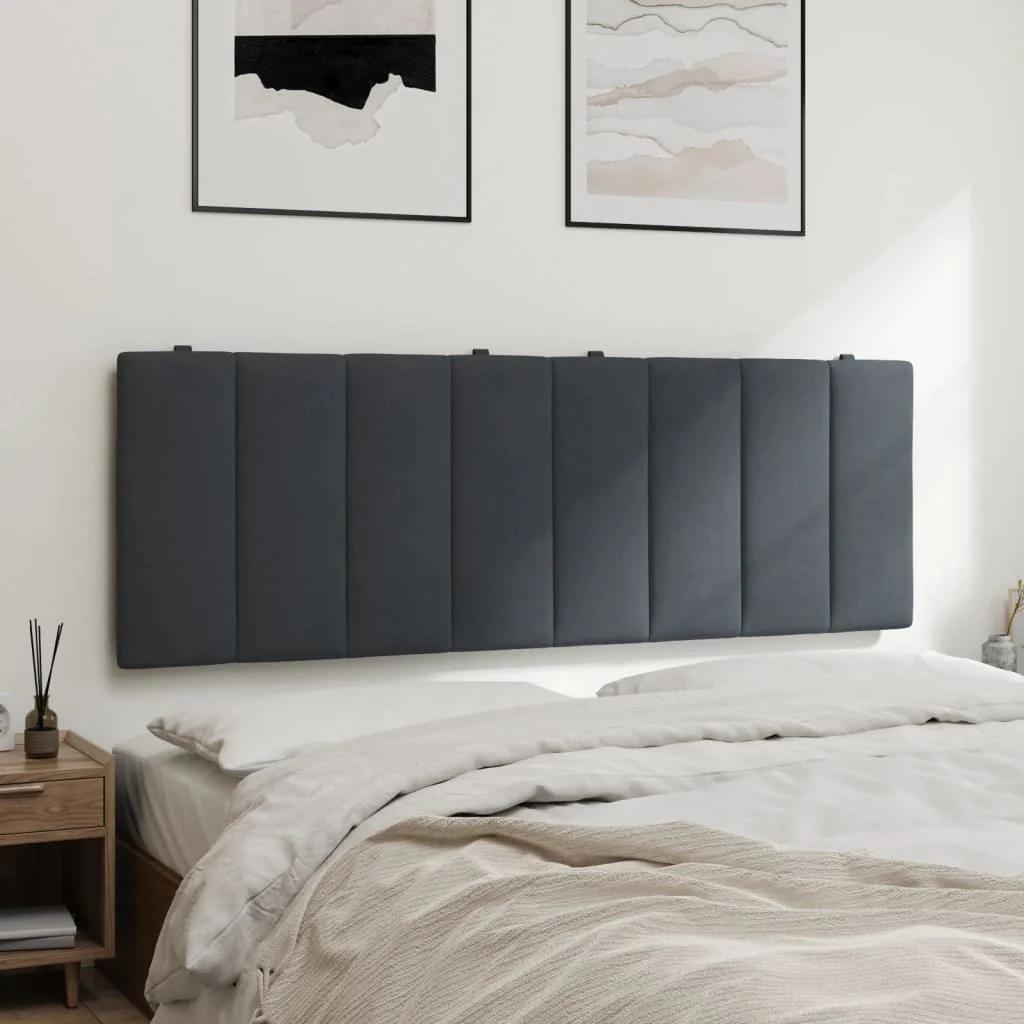 gavlpude Hanko 120 cm velour mørkegrå - Image 4