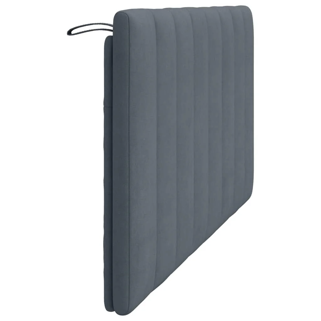 gavlpude Hanko 160 cm velour mørkegrå - Image 6