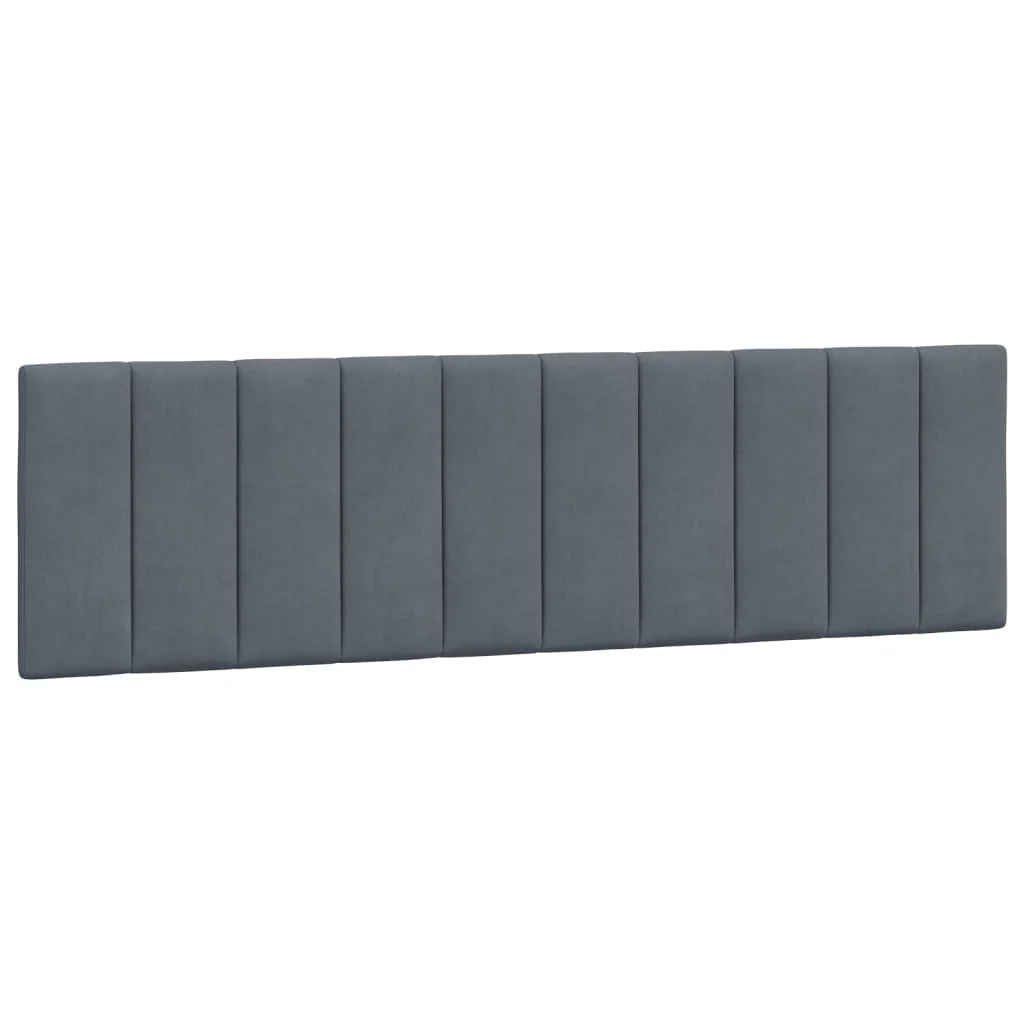 gavlpude Hanko 180 cm velour mørkegrå - Image 2