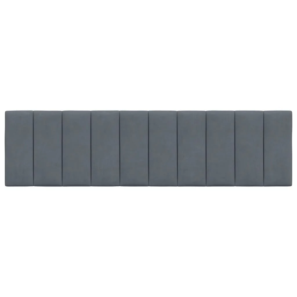 gavlpude Hanko 180 cm velour mørkegrå - Image 5