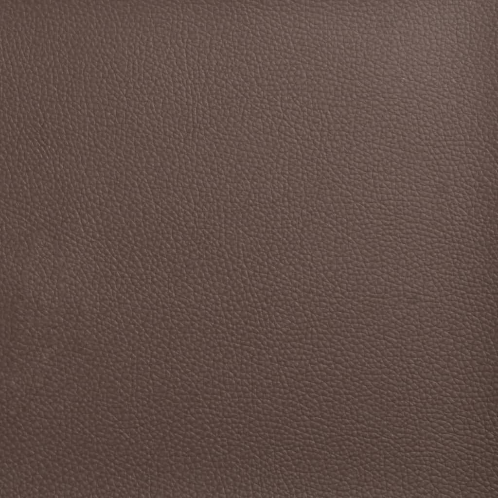 gavlpude Hvar 160 cm kunstlæder brun - Image 8
