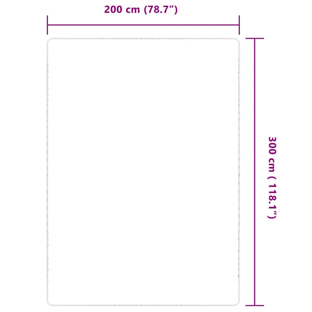 gulvtæppe med latexbagside 200x300 cm jute - Image 5