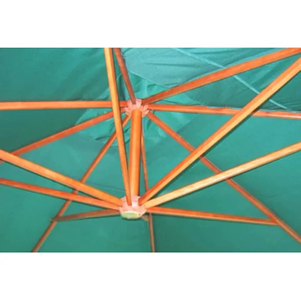 hængeparasol Melia 300x400 cm grøn - Image 4