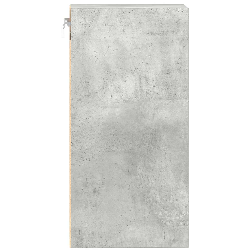 hængeskab "Riga" betongrå 40x29,5x60 cm konstrueret træ - Image 5