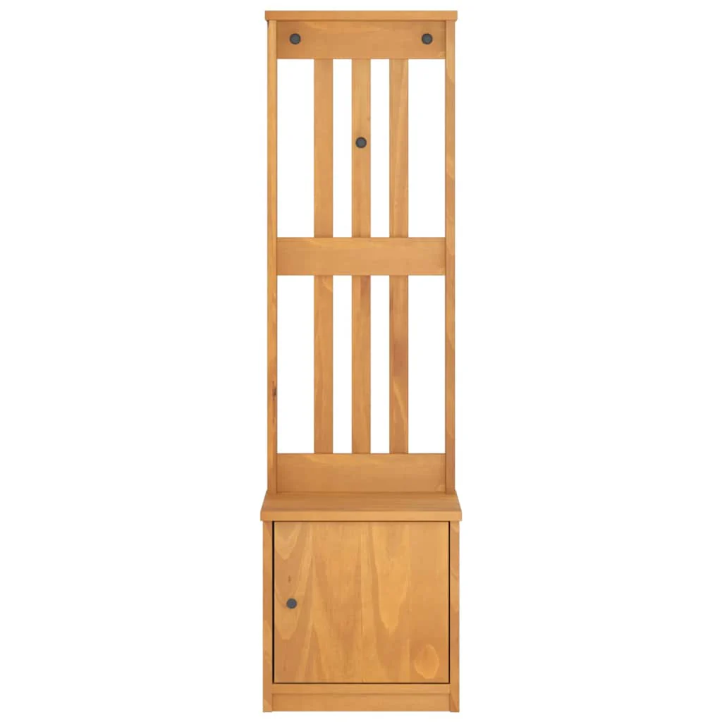 Hall træ SANDNES 45x40x159,5 cm massivt fyrretræ - Image 5