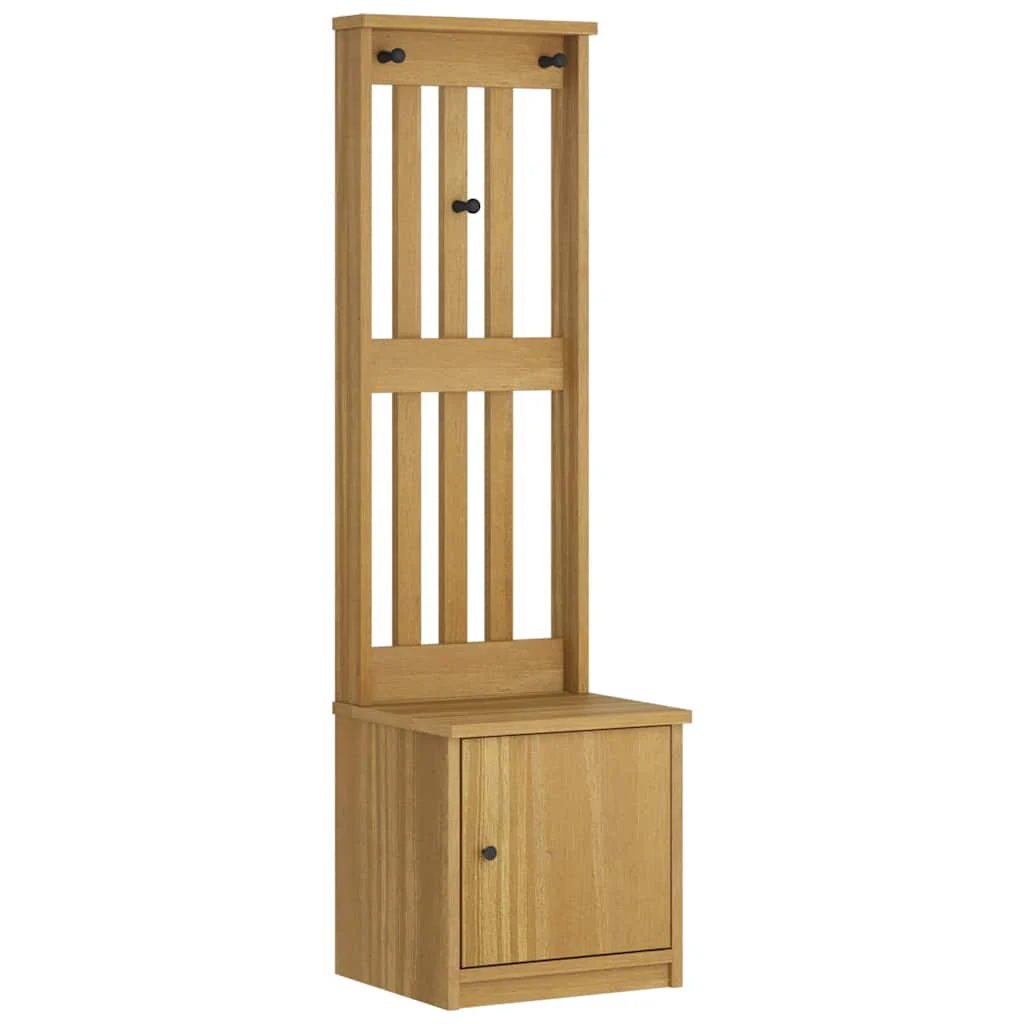 Hall træ SANDNES 45x40x159,5 cm massivt fyrretræ - Image 2