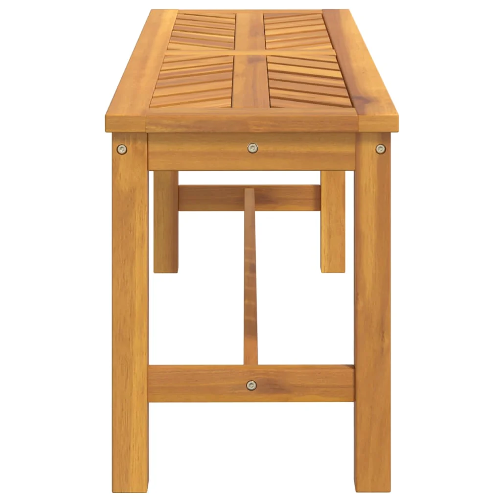 havebænk 110 cm massivt akacietræ - Image 4
