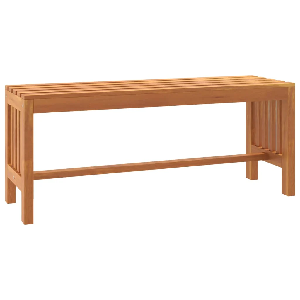 havebænk 110 cm massivt eukalyptustræ - Image 2