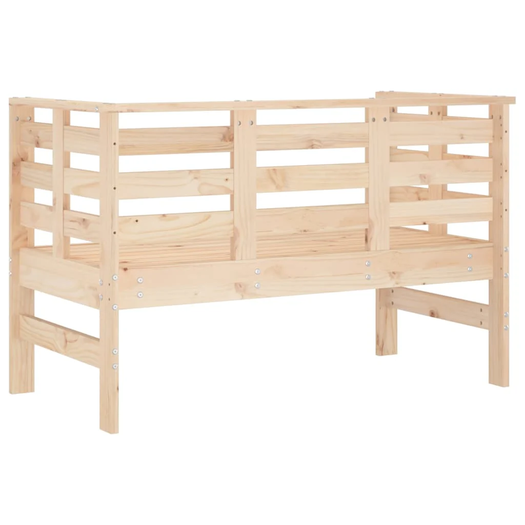havebænk 111,5x53x71 cm massivt fyrretræ - Image 6