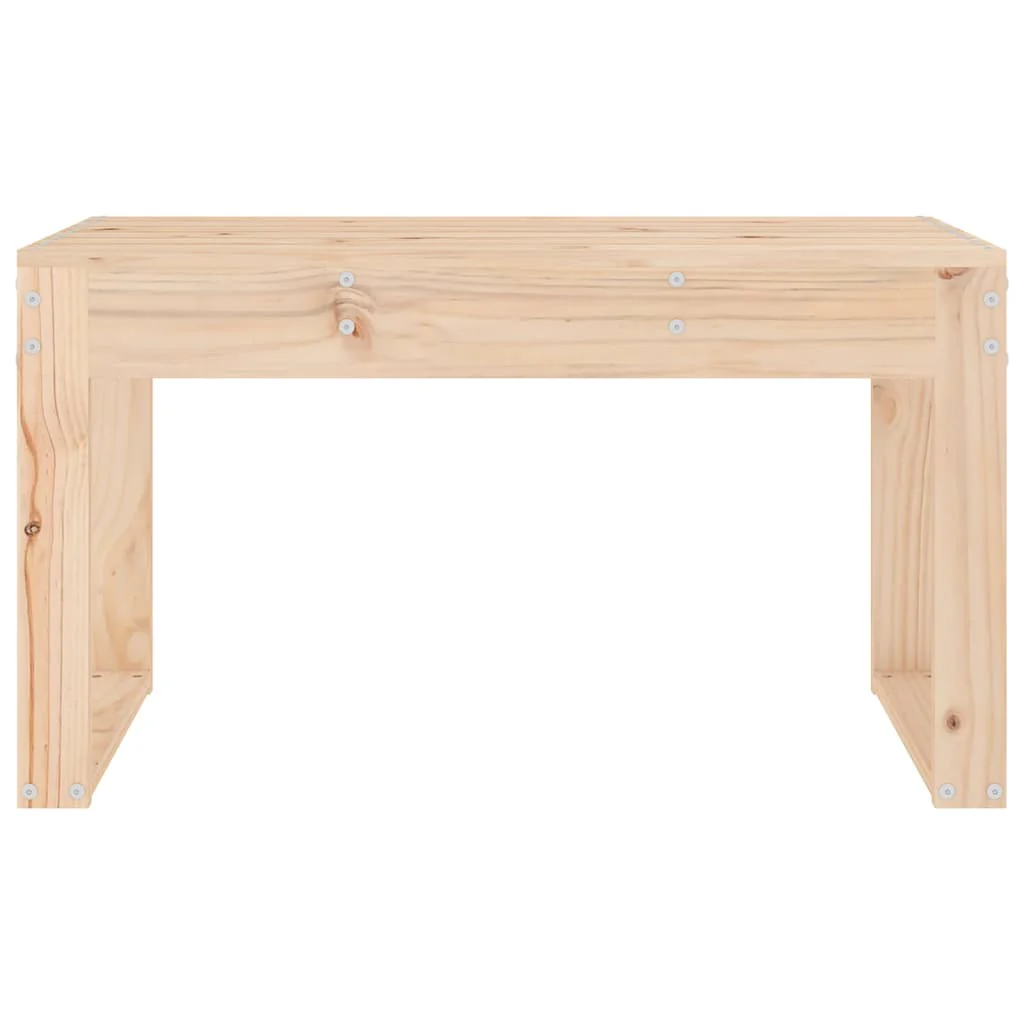 havebænk 80x38x45 cm massivt fyrretræ - Image 3