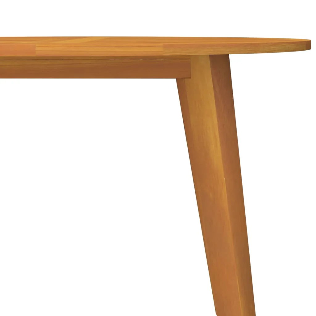 havebord Ø110x75 cm massivt akacietræ - Image 7