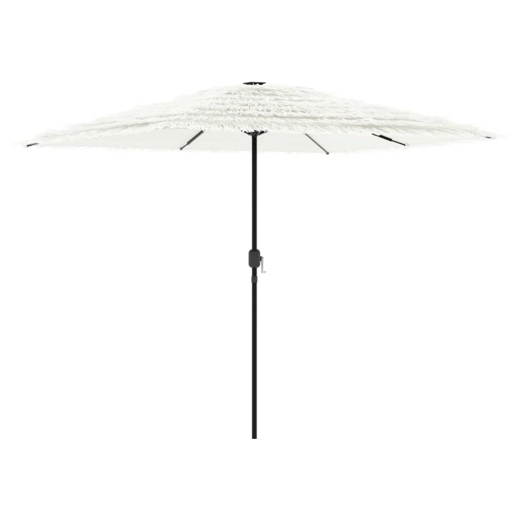 haveparasol med stålstang 248x248x248 cm hvid - Image 5
