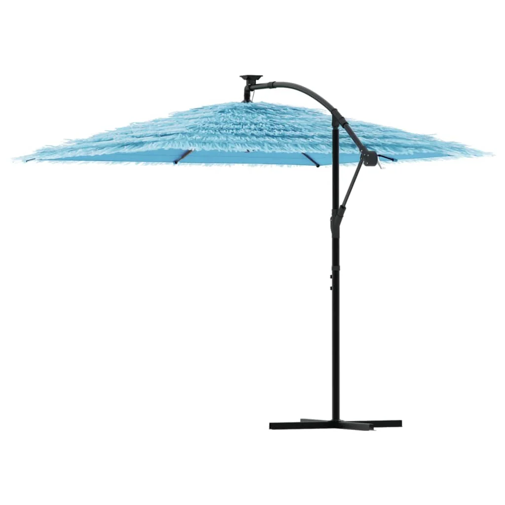 haveparasol med stålstang 269x269x235 cm blå - Image 5