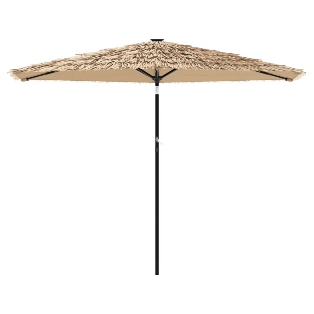 haveparasol med stålstang 288x288x225 cm brun - Image 3