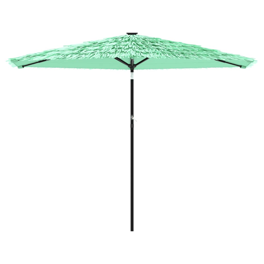 haveparasol med stålstang 288x288x225 cm grøn - Image 3