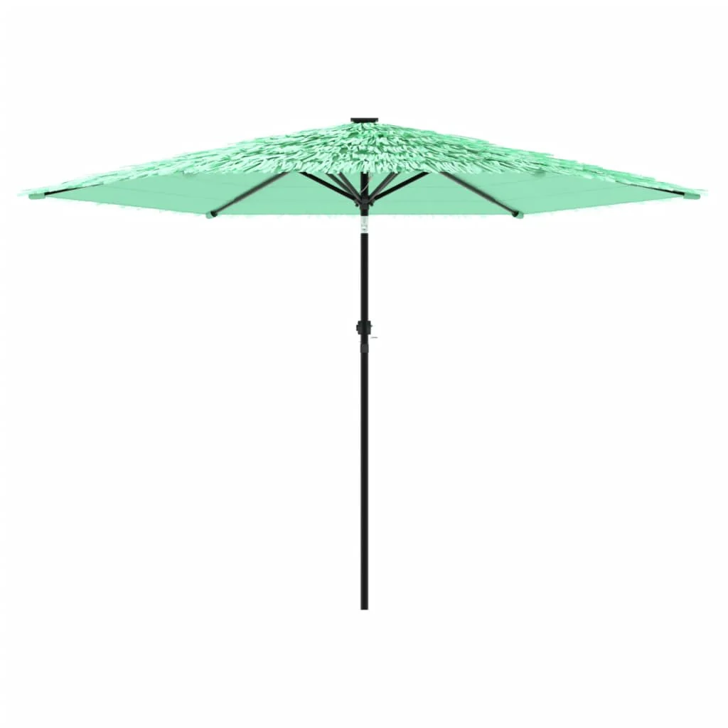haveparasol med stålstang 288x288x225 cm grøn - Image 4