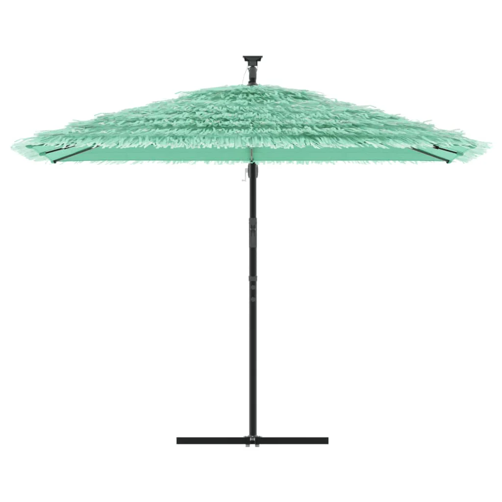 haveparasol med stålstang 290x290x238 cm grøn - Image 3