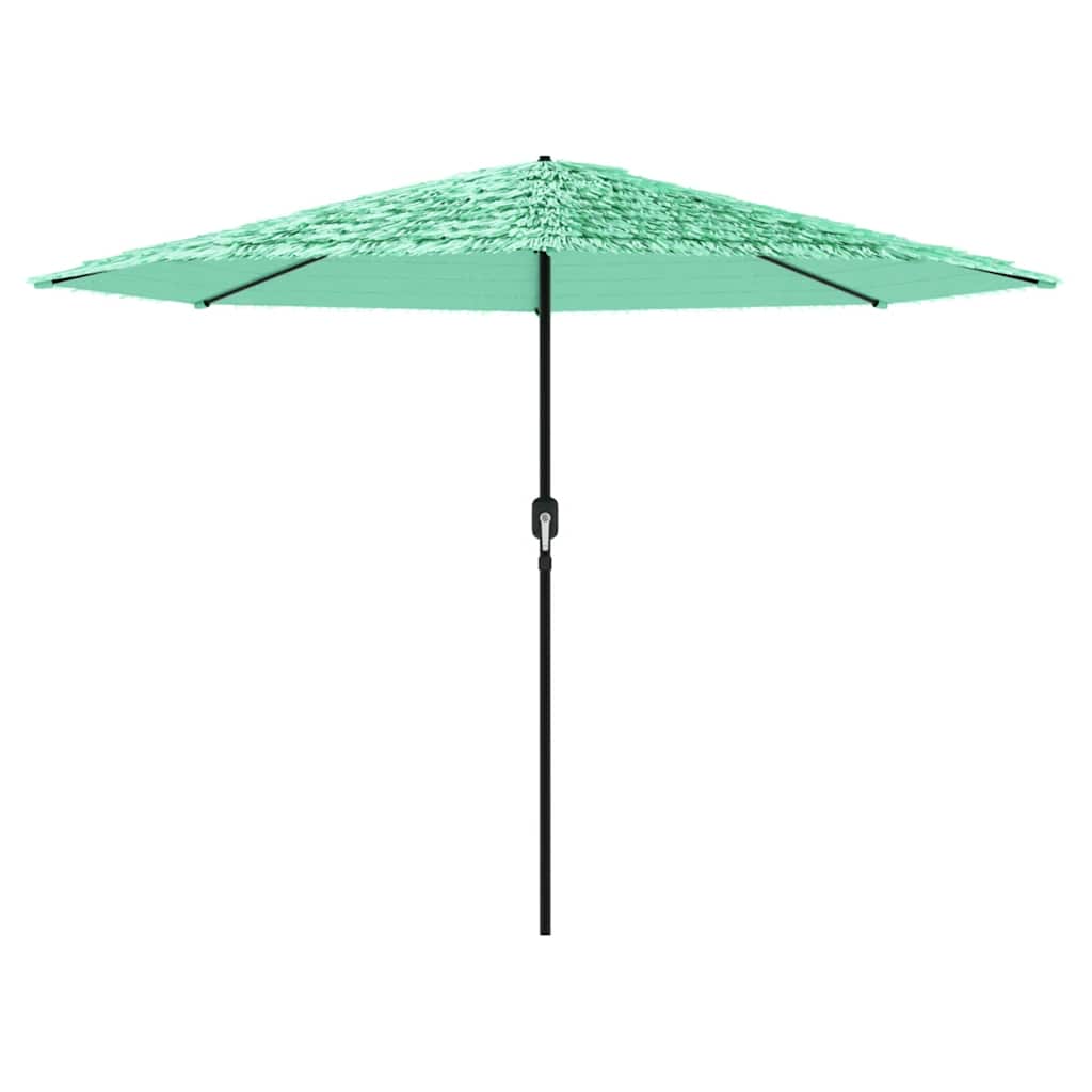 haveparasol med stålstang 324x324x247 cm grøn - Image 3